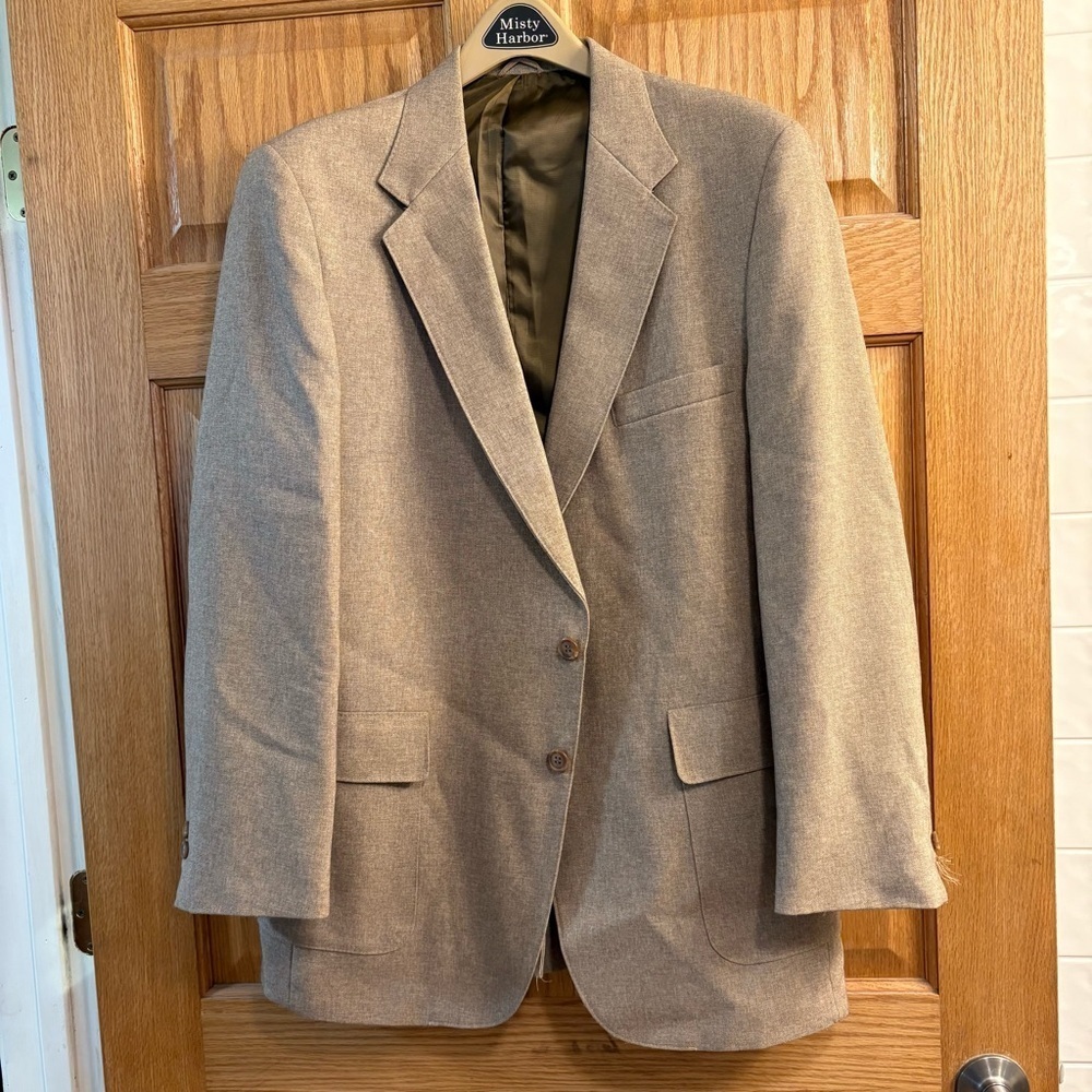Levi’s Menswear Action Suit Set Jacket Blazer 44L Brown Vintage Mens Sport Coat